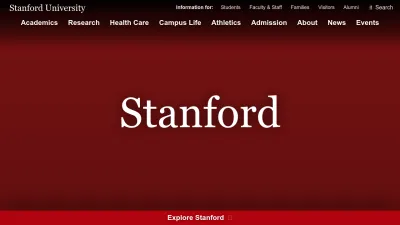 Screenshot preview of web.stanford.edu