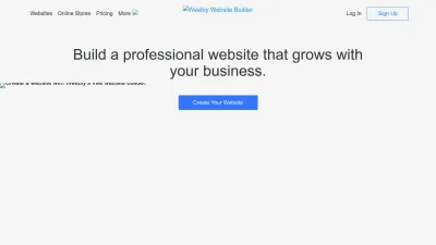 Screenshot preview of weebly.com