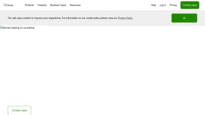 Screenshot of Clover.com