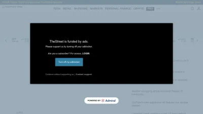 Screenshot of Thestreet.com