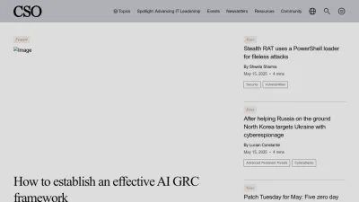 Screenshot preview of csoonline.com