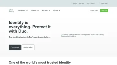 Screenshot preview of duo.com