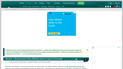 Screenshot preview of slashdot.org