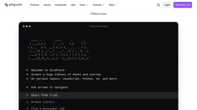 Screenshot preview of sitepoint.com