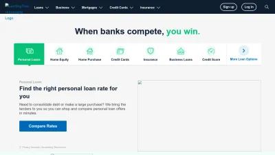 Screenshot of Lendingtree.com