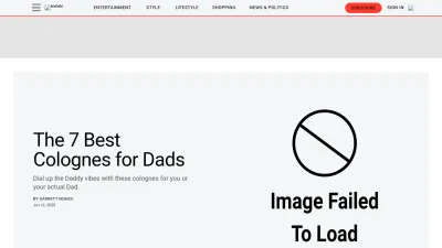 Screenshot preview of esquire.com