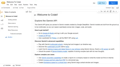 Screenshot preview of colab.research.google.com