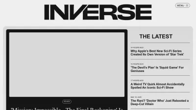 Screenshot of Inverse.com