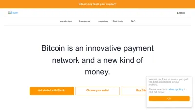 Screenshot preview of bitcoin.org