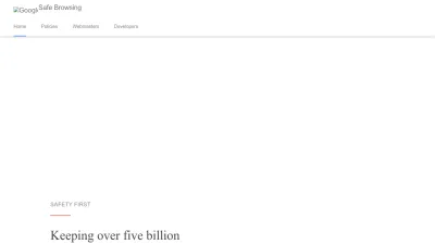 Screenshot preview of safebrowsing.google.com
