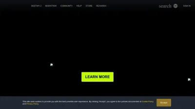Screenshot preview of bungie.net