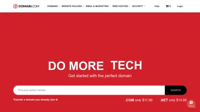 Screenshot preview of domain.com