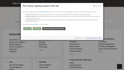 Screenshot preview of docs.oracle.com