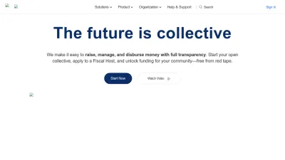 Screenshot preview of opencollective.com