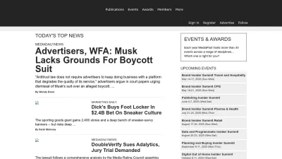 Screenshot preview of mediapost.com