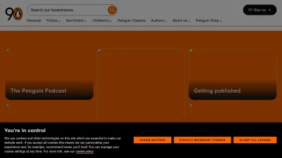 Screenshot of Penguin.co.uk
