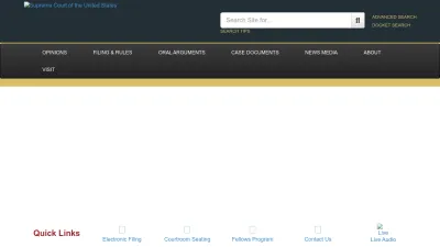 Screenshot preview of supremecourt.gov