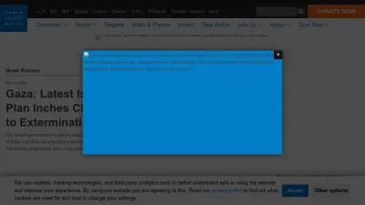 Screenshot of Hrw.org