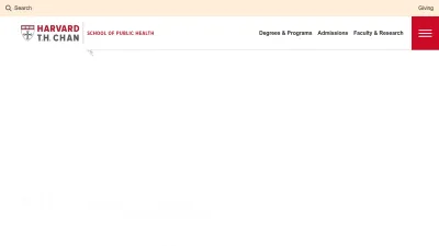 Screenshot of Hsph.harvard.edu