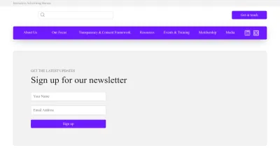 Screenshot preview of iabeurope.eu