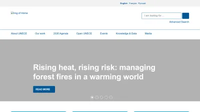 Screenshot of Unece.org