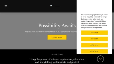 Screenshot of Nationalgeographic.org