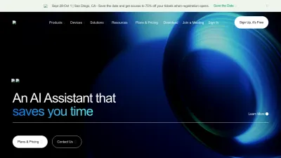 Screenshot preview of webex.com