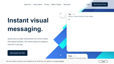 Screenshot preview of gyazo.com