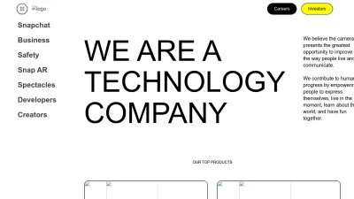 Screenshot of Snap.com