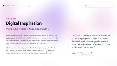 Screenshot of Labnol.org