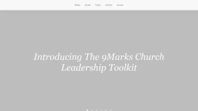 Screenshot of Crossway.org