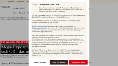 Screenshot of Krone.at