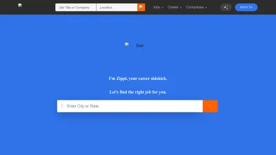 Screenshot preview of zippia.com