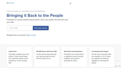 Screenshot preview of friendster.com