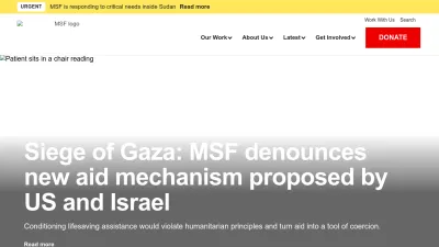 Screenshot of Doctorswithoutborders.org