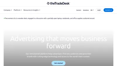 Screenshot of Thetradedesk.com