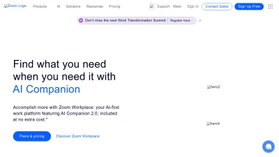 Screenshot preview of zoom.com