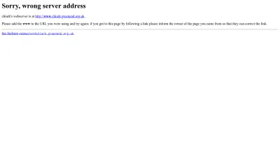 Screenshot of Chiark.greenend.org.uk