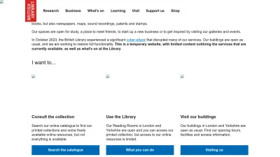 Screenshot preview of bl.uk