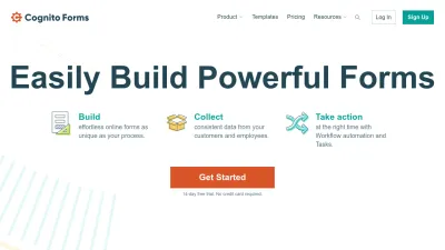 Screenshot of Cognitoforms.com
