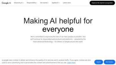 Screenshot of Ai.google