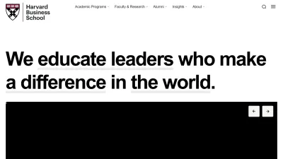 Screenshot preview of hbs.edu
