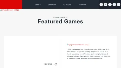 Screenshot of Zynga.com
