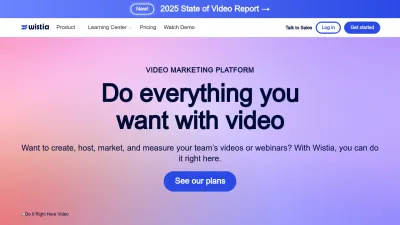 Screenshot preview of wistia.com