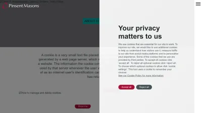 Screenshot of Aboutcookies.org