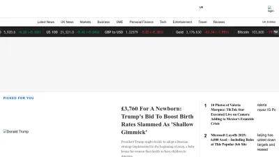 Screenshot preview of ibtimes.co.uk