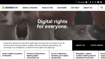 Screenshot of Accessnow.org