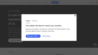 Screenshot preview of business.adobe.com