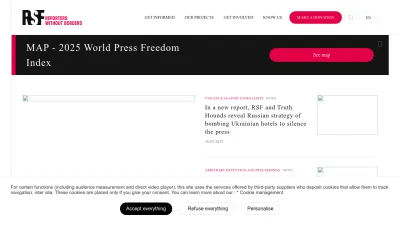 Screenshot of Rsf.org