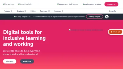 Screenshot preview of texthelp.com